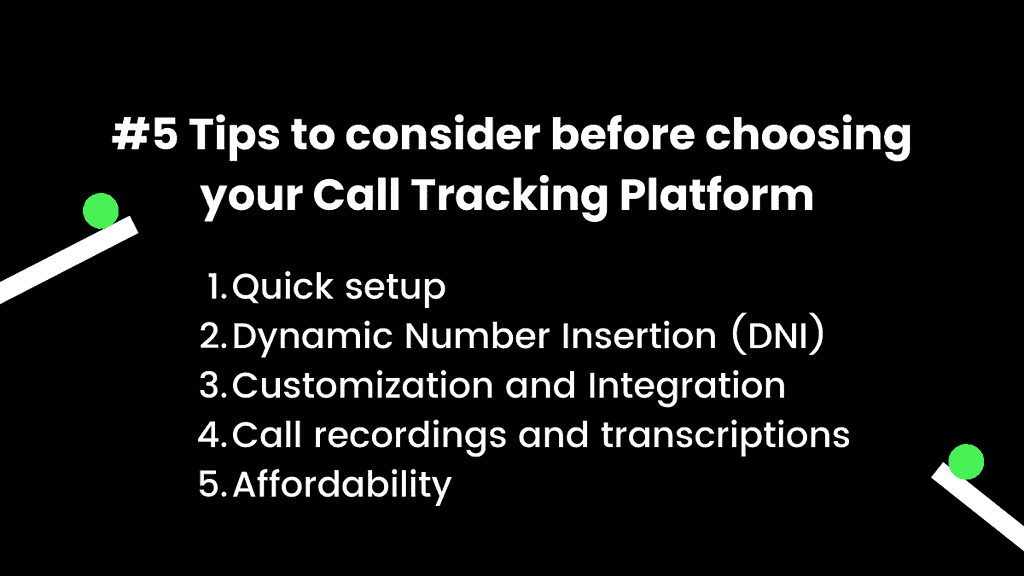 Call Tracking Platform
