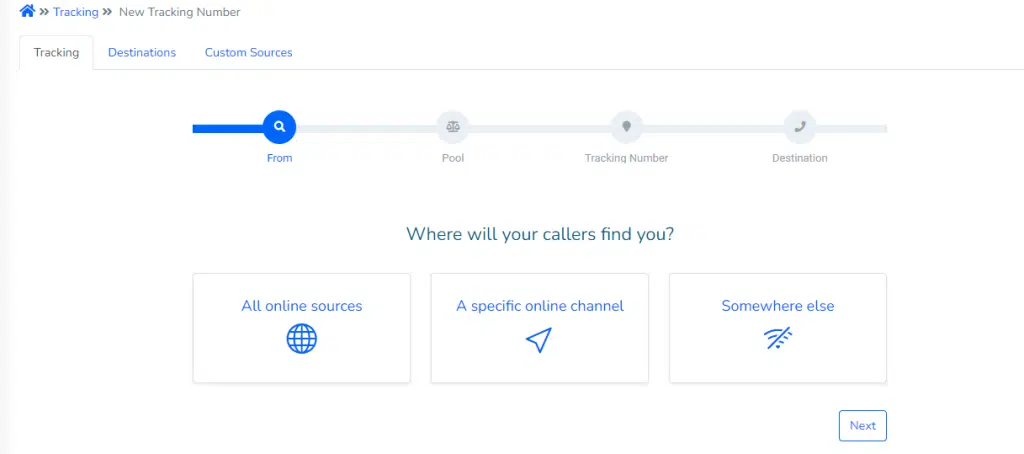 phone call-tracking numbers - channel
